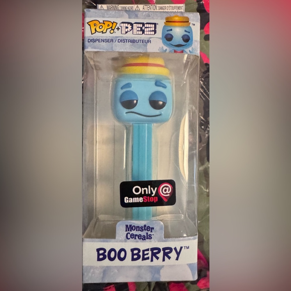 Funko Pop! Limited Edition PEZ Boo Berry Dispenser - Light Blue and Yellow NEW